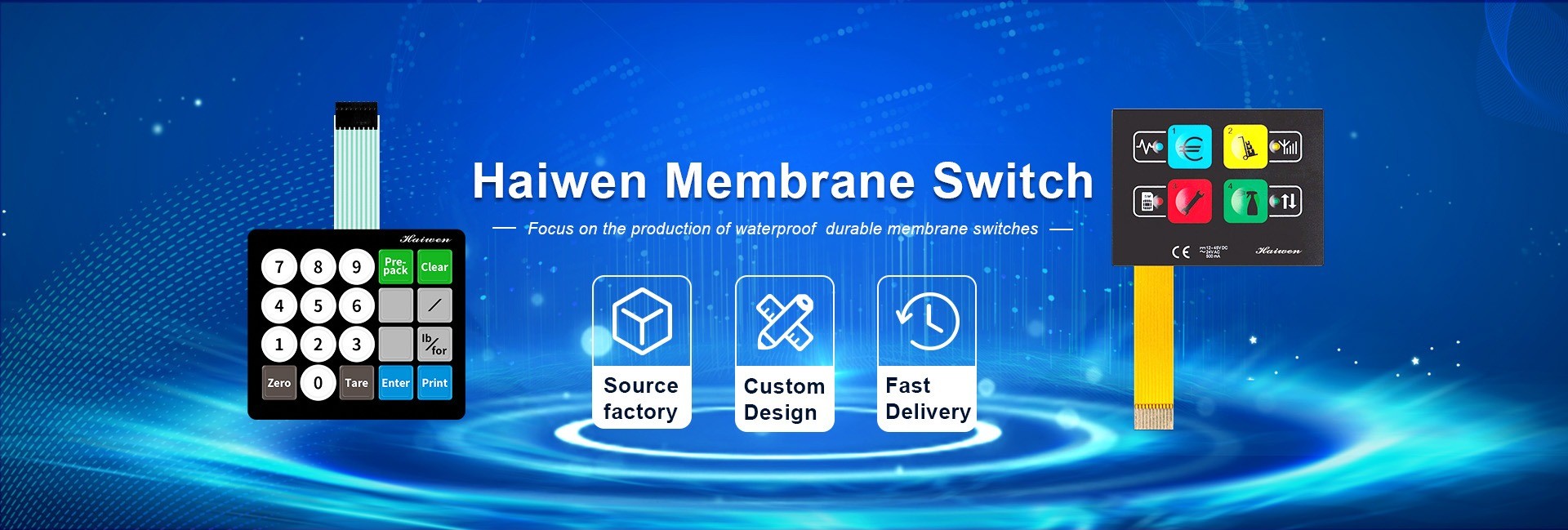 คุณภาพ สวิตช์เมมเบรนวงจร PET โรงงาน