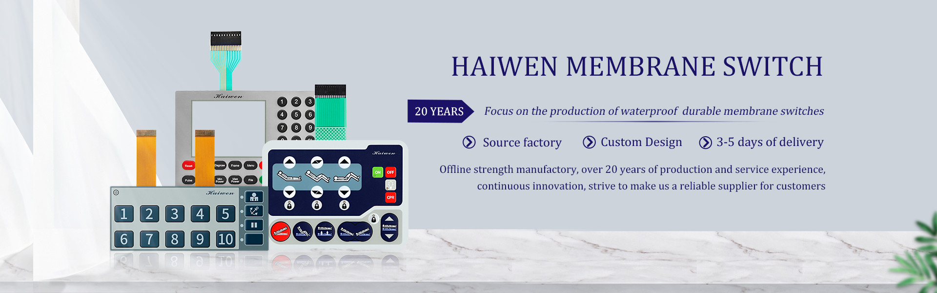 คุณภาพ สวิตช์เมมเบรนวงจร PET โรงงาน